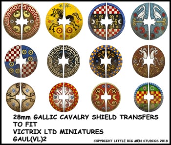 Gallische Kavallerie-Schildübertragungen 2