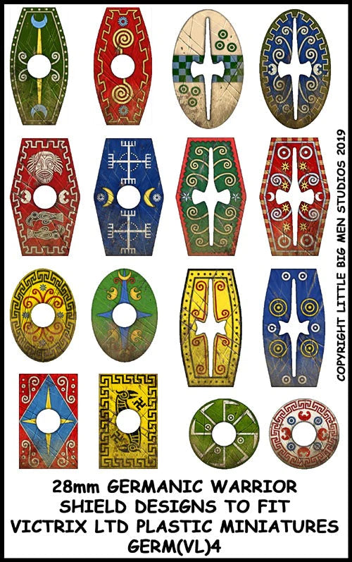 Germanic Warriors Shield Designs Germe 4