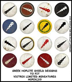 Dessins de bouclier Hoplite grec 10