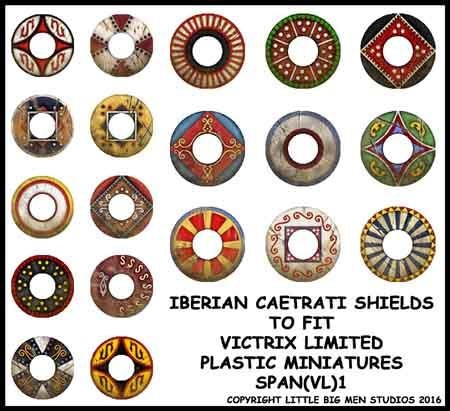 Iberian Caetrati Shield Transfers 1