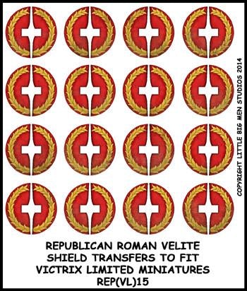 Diseños de escudo romanos republicanos 15