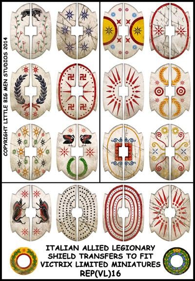 Diseños de escudo romanos republicanos 16