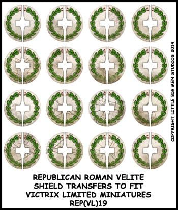 Republikanische römische Schildentwürfe 19