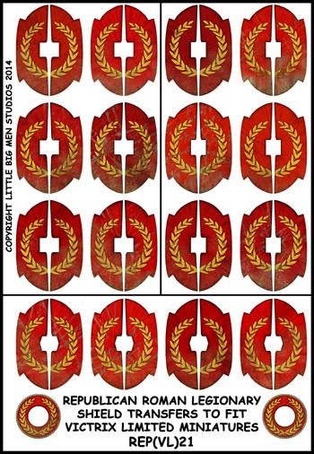 Республиканский римский щит дизайн 21