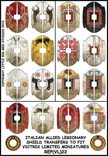 Diseños de escudo romanos republicanos 22