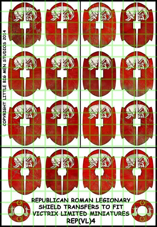 Diseños de escudo romanos republicanos 4
