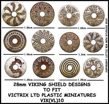 Disegni dello scudo vichingo VIK 10