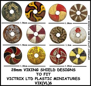 Disegni dello scudo vichingo VIK 6.