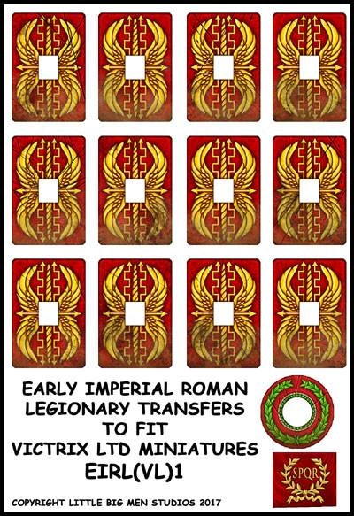 Transferencias de escudo de legionarias romanas tempranas imperiales 1