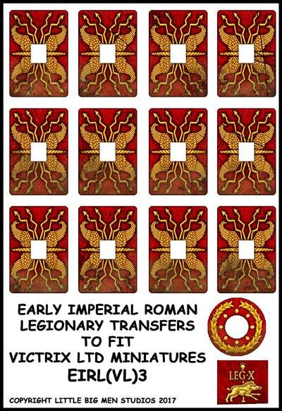 Ранние имперские римские легионерские щитки Transfer 3