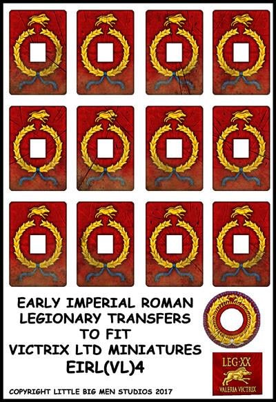 Frühe kaiserliche römische Legionärsschildübertragungen 4