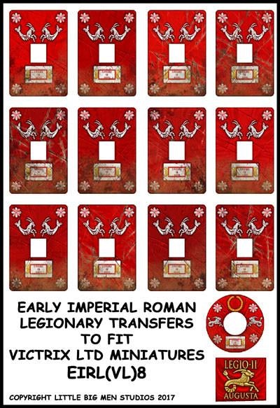 Transferencias de escudo de legionarias romanas tempranas imperiales 8