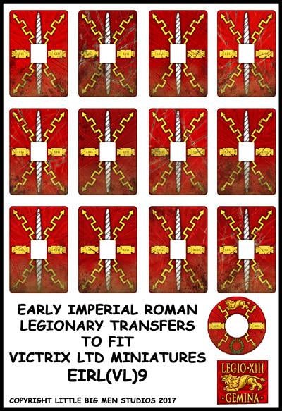 Trasferimenti degli scudi dei legionari romani della prima epoca imperiale 9